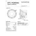 Cover page of KENWOOD KFCHQW250 Service Manual