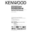 Cover page of KENWOOD DDX8032BTM Owner's Manual