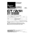 Cover page of PIONEER CT-W51 Service Manual