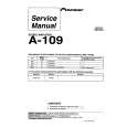 Cover page of PIONEER A-109 Service Manual