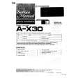 Cover page of PIONEER AX30 Service Manual