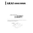 Cover page of AKAI CD-A7/T Service Manual
