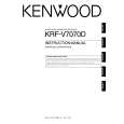 Cover page of KENWOOD KRF-V7070D Owner's Manual