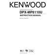 Cover page of KENWOOD DPX-MP6110U Owner's Manual