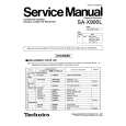 Cover page of TECHNICS SAX900L Service Manual