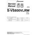 Cover page of PIONEER X-VS800D/DLXJ/NC Service Manual