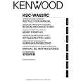 Cover page of KENWOOD KSC-WA62RC Owner's Manual