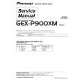 Cover page of PIONEER GEX-P900XM-2 Service Manual