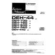 Cover page of PIONEER DEH-520 Service Manual