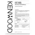 Cover page of KENWOOD KA995 Owner's Manual