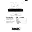 Cover page of ONKYO T4120 Service Manual