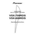 Cover page of PIONEER VSX-709RDS Owner's Manual