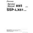 Cover page of PIONEER SSP-LX61/XTM/E Service Manual