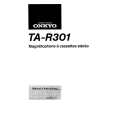 Cover page of ONKYO TA-R301 Owner's Manual