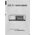 Cover page of AKAI VS4 Service Manual