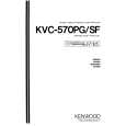 Cover page of KENWOOD KVC-570PG Owner's Manual