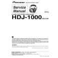 Cover page of PIONEER HDJ-1000 Service Manual