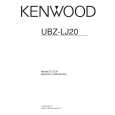 Cover page of KENWOOD UBZ-LJ20 Owner's Manual