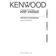 Cover page of KENWOOD KRF-V4550D Owner's Manual