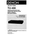Cover page of DENON TU-400 Owner's Manual
