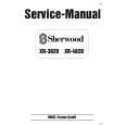 Cover page of SHERWOOD XR3820 Service Manual