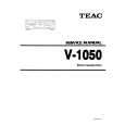 Cover page of TEAC V-1050 Service Manual