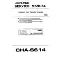 Cover page of ALPINE CHA-S614 Service Manual