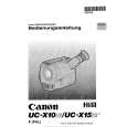 Cover page of CANON UC-X10HI Owner's Manual