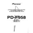 Cover page of PIONEER PDF-958 Owner's Manual