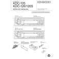 Cover page of KENWOOD KDC-105 Service Manual