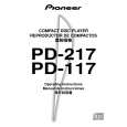 Cover page of PIONEER PD-117/RFXJ Owner's Manual