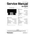 Cover page of TECHNICS SBHD50 Service Manual