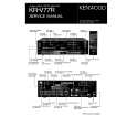 Cover page of KENWOOD KR-V77R Service Manual