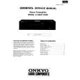 Cover page of ONKYO P-3160 Service Manual