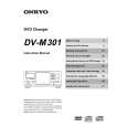 Cover page of ONKYO DV-M301 Owner's Manual