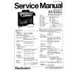 Cover page of TECHNICS SX-E22L Service Manual