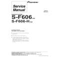 Cover page of PIONEER S-F606/EW Service Manual