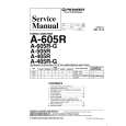 Cover page of PIONEER A605R/G Service Manual