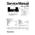 Cover page of TECHNICS SECA1060 Service Manual