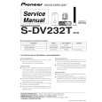 Cover page of PIONEER S-DV232T/XCN Service Manual
