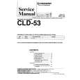 Cover page of PIONEER CLD-53 Service Manual