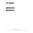 Cover page of CANON FP B640 Service Manual