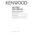 Cover page of KENWOOD VR-7080 Owner's Manual