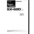 Cover page of PIONEER SX690 Service Manual