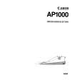 Cover page of CANON AP1000 Owner's Manual