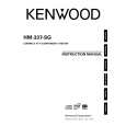 Cover page of KENWOOD HM-337-SG Owner's Manual