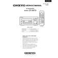 Cover page of ONKYO CR305TX Service Manual