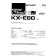 Cover page of PIONEER KXE60 Service Manual
