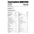 Cover page of TELEFUNKEN A980V Service Manual