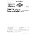 Cover page of PIONEER GMX922 X1E/UC ES E Service Manual